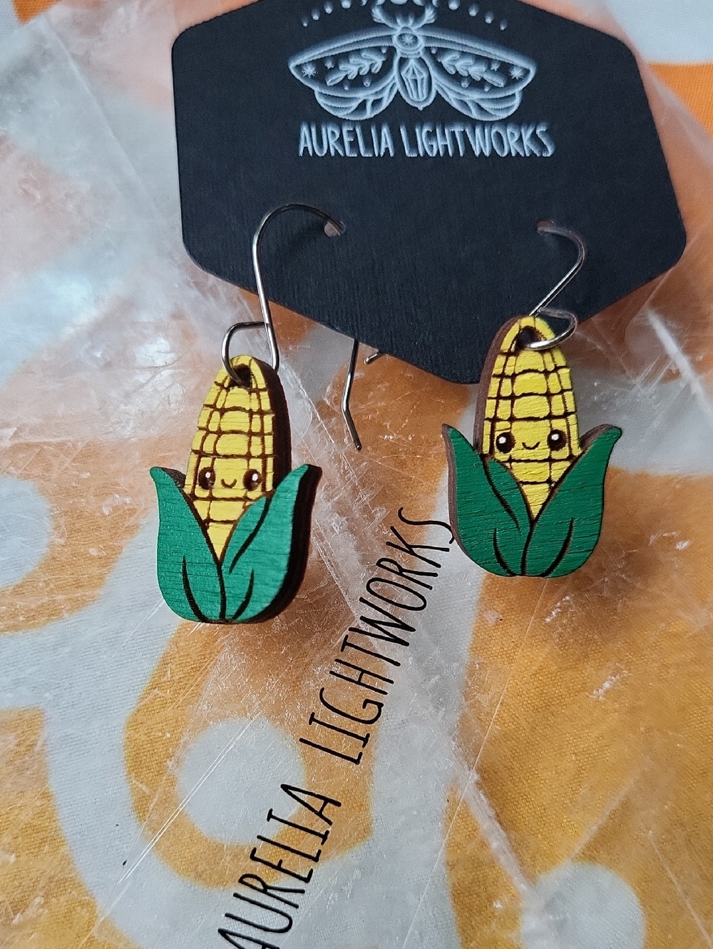 Sweet Corn Earrings - Picture 3 of 6